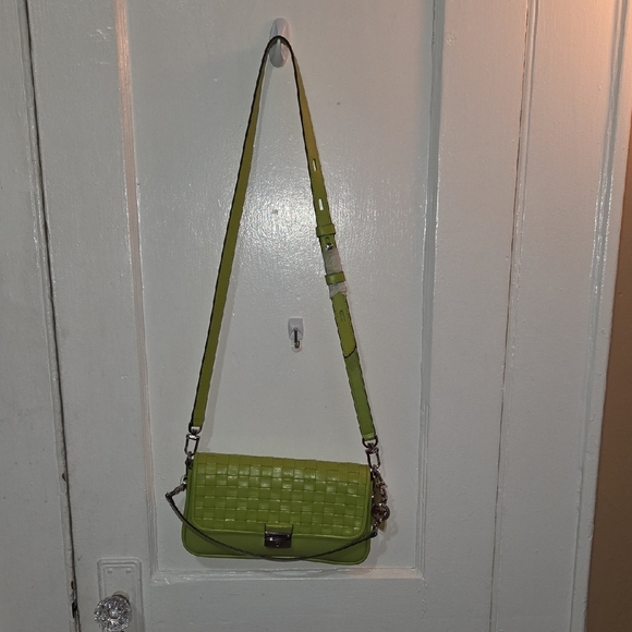 MICHAEL Michael Kors Handbags - MICHAEL MICHAEL KORS BRADSHAW  LIME CONVERTIBLE SHOULDER BAG NEW WITH TAG